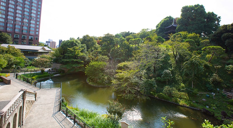 「日本の庭園がある会場」という要望に対して複数の候補地から選ばれたホテル椿山荘東京